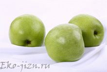 зеленые яблоки польза