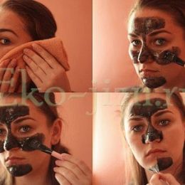 Желатиновая маска с активированным углем от черных точек: пошаговый фото мастер-класс приготовления и нанесения